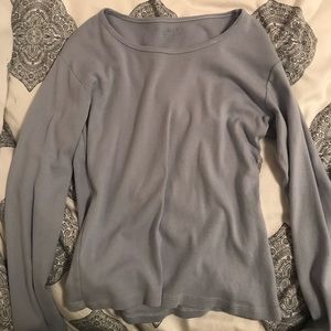 Beautiful periwinkle long sleeve shirt-small